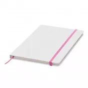 biały, różowy - Notes AUTHOR w formacie A5