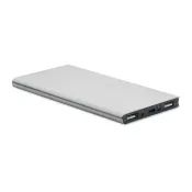 Powerbank 8000 mAh aluminiowy POWERFLAT8C Srebrny Mat