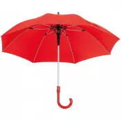 czerwony - Parasol automatyczny ⌀105 cm