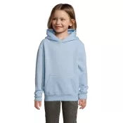 Bluza dziecięca z kapturem 280 g/m² Sol's SLAM KIDS Blekitny