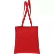 czerwony - Torba bawełniana z długimi uszami 180g/m2 z materiałów z recyklingu GLEN
