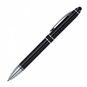 czarny - Długopis metalowy touch pen