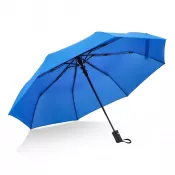niebieski - Daintree 190T Pongee 21.5" Składany parasol automatyczny, wiatroodporny