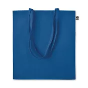 Torba z bawełny organicznej 140 g/m² ZIMDE COLOUR Niebieski