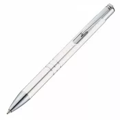 biały - Długopis metalowy anodyzowany