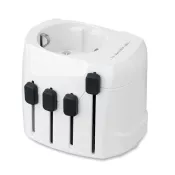 Adapter podróżny 3-biegunowy Skross PRO 3-POLE Bialy