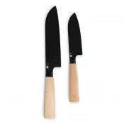 drewniany - Zestaw noży InSideOut Santoku 2 szt. Ravn