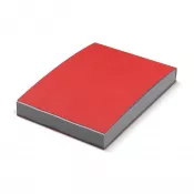 czerwony - Bloczek do notowania z papieru z recyklingu, 150 kartek