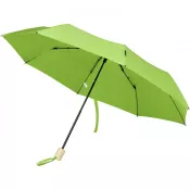 Zielony limonkowowy - Wiatroodporny parasol manualny Ø106 cm Birgit z PET z recyklingu