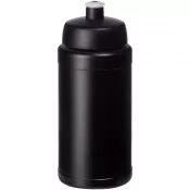 Czarny - Bidon Baseline® Plus o pojemności 500 ml z wieczkiem sportowym