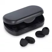 czarny - Zatyczki do uszu Travel-Comfort