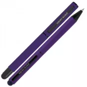 fioletowy - Zestaw piśmienny długopis i pióro kulkowe touch pen soft touch CELEBRATION Pierre Cardin