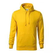 Żółty - Bluza z kapturem typu kangurek  320 g/m² MALFINI CAPE 413