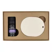purpurowy - Zapachowy wieszak InSideOut z olejkiem lawendowym 10 ml