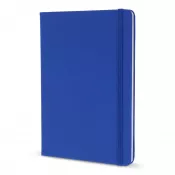 niebieski - Notatnik A5 z tworzywa PU z kartkami FSC