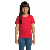 Koszulka organiczna 150 g/m² Sol's CRUSADER KIDS Czerwony