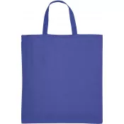 niebieski - Torba bawełniana z krótkim uchem 140 g/m2 MARSHALL