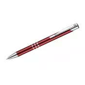 bordowy - Długopis metalowy KALIPSO