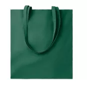 Torba bawełniana 38x42 cm 140 g/m² COTTONEL COLOUR + Ciemnozielony