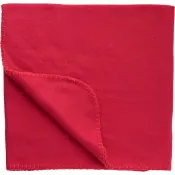 czerwony - Pluszowy miś z kocem 80 x 120 cm