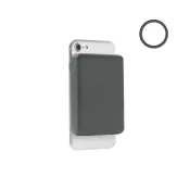 Powerbank magnetyczny 5000 mAh 15W DOUBLETIC Kamienny Szary