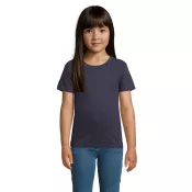 Koszulka dziecięca organiczna Sol's PIONEER KIDS French Navy