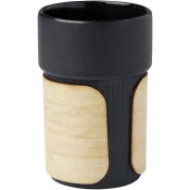 Czarny - Fika kubek 340 ml z bambusową osłoną