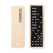 Domino 28 elementów w drewnianym pudełku DOMINO Drewna