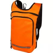 Pomarańczowy - Trails plecak outdorowy, certyfikat GRS, tworzywo RPET, 6,5 l