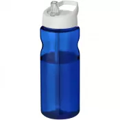 Biały-Niebieski - Bidon H2O Eco o pojemności 650 ml z wieczkiem z dzióbkiem