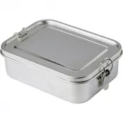 srebrny - Pudełko śniadaniowe 1100 ml
