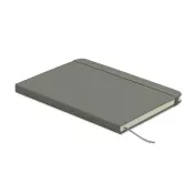 Notes A5 w okładce z PU 96 kartek w linię ARCOLOOP Kamienny Szary