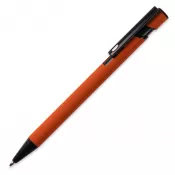 pomarańczowy - Długopis Valencia soft-touch