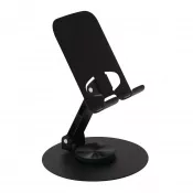 czarny - Składany uchwyt na telefon DESK MASTER