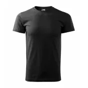 czarny - Koszulka bawełniana 160 g/m²  MALFINI BASIC 129