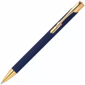 granatowy - Długopis metalowy GLENDALE ze złotymi elementami