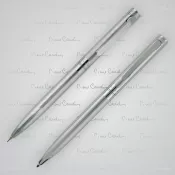 szary - Zestaw piśmienny długopis i ołówek RENEE Pierre Cardin