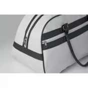 Torba sportowa z PU 21,5 l NOSTALGIC Bialy