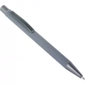 szary - Długopis metalowy z lustrzanym grawerem
