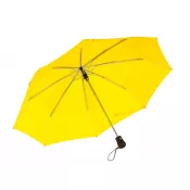 żółty - Parasol automatyczny BORA składany "na trzy" ⌀ 97 cm