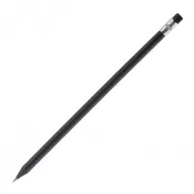 czarny - Ołówek z gumką