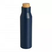 granatowy - Próżniowa butelka do picia