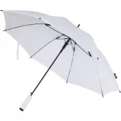 Biały - Automatyczny parasol reklamowy ø85 cm z RPET 