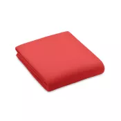 Koc polarowy RPET 120x150 cm 130 g/m² BOGDA Czerwony