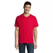 Koszulka męska V-neck 150 g/m² Sol's VICTORY Czerwony