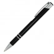 czarny - Długopis metalowy Cosmo