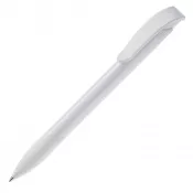 biało / biały - Długopis Apollo (kolor nietransparentny)
