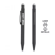 Srebrny - Długopis aluminiowy TOUCHY