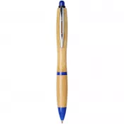 Błękit królewski-Piasek pustyni - Bambusowy długopis Nash
