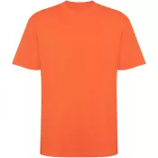 Koralowy - Koszulka Bull, unisex, oversize, z krótkim rękawem